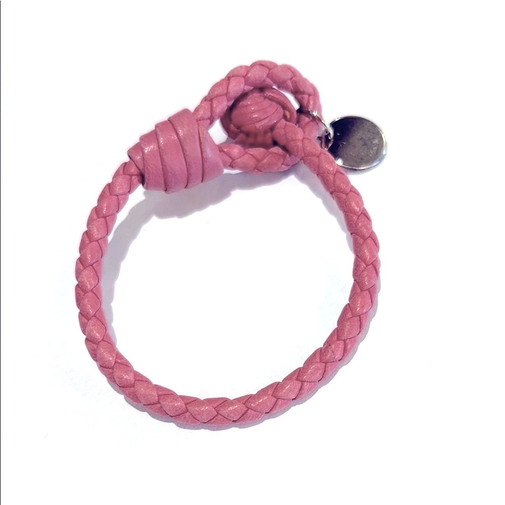 Authentic Bottega Venetta  Pink Braided Bracelet